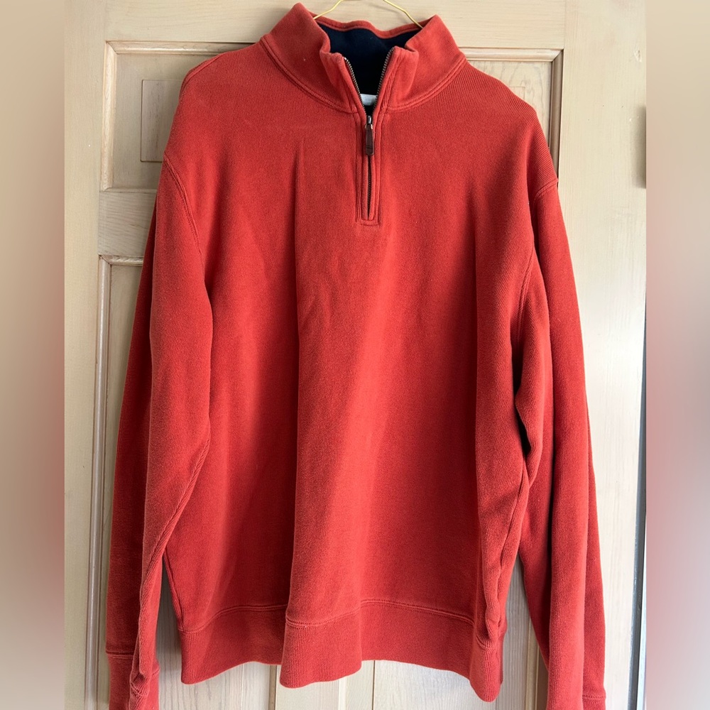 Land’s End quarter zip. Men’s size XL.